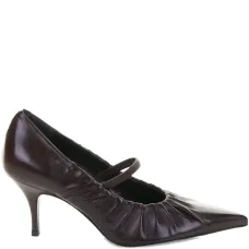 Кожаные туфли-лодочки Allegra с заострённым носком и каблуком 70 мм