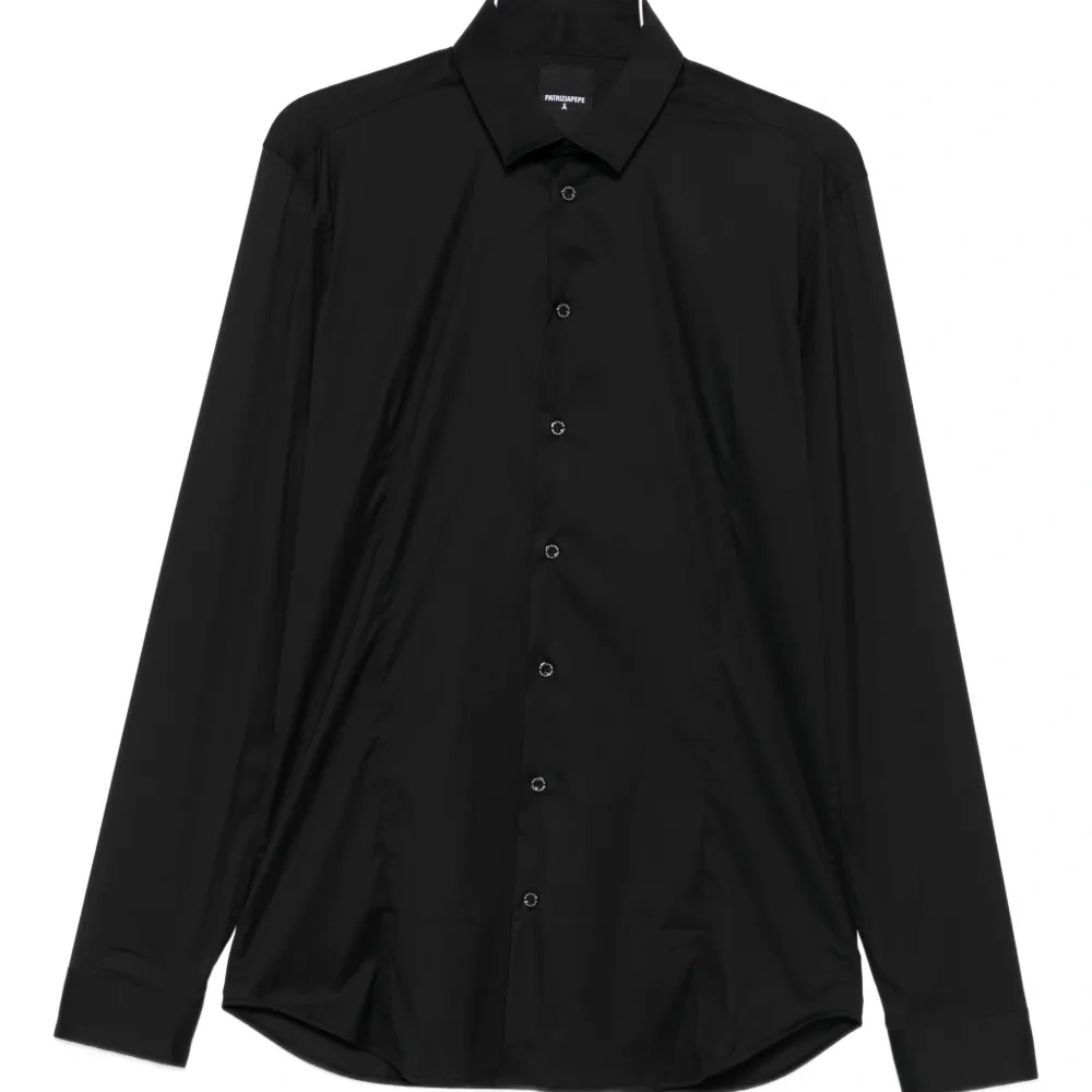 Рубашка из поплина прилегающего кроя