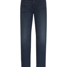 Джинсы из денима с пятью карманами