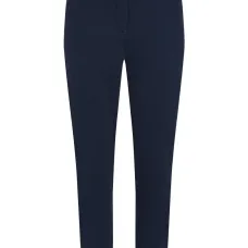 Прямые брюки из хлопкового микса