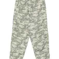 Брюки с эластичным поясом и камуфляжным принтом