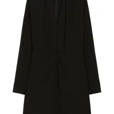 Миди-платье с V-образным вырезом