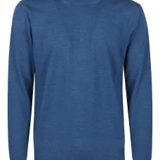 Свитер из мериносовой шерсти с круглым вырезом