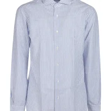 Рубашка в полоску из хлопка