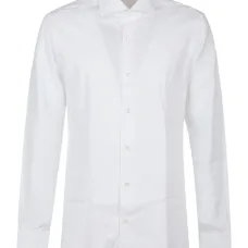 Хлопковая рубашка с длинными рукавами