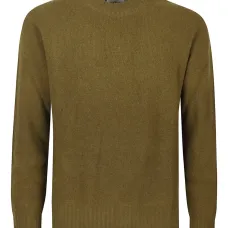 Шерстяной свитер с круглым вырезом