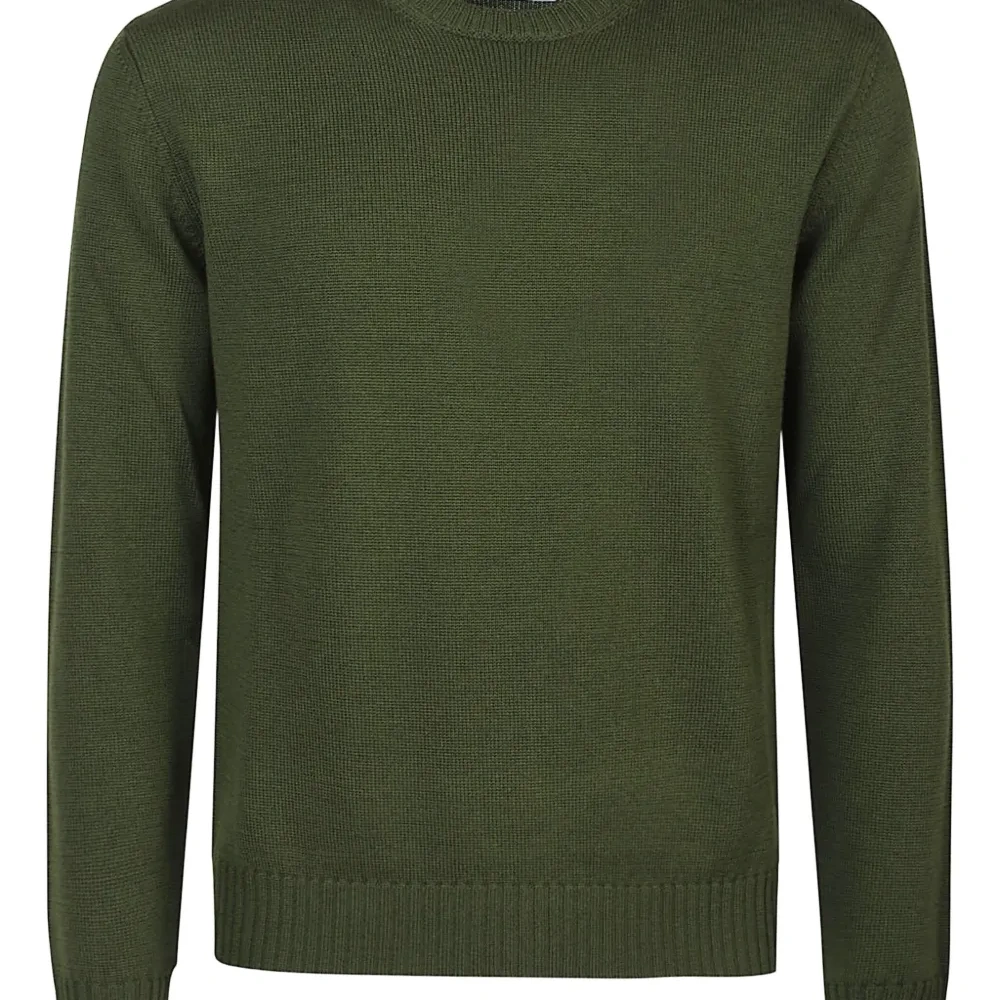 Шерстяной свитер с круглым вырезом