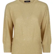 Трикотаж с украшением из пайеток