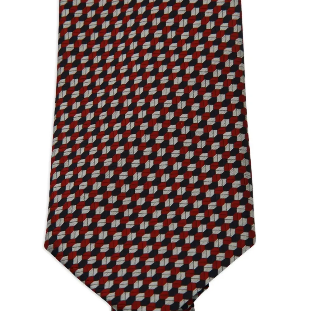 Галстук с геометрическим узором
