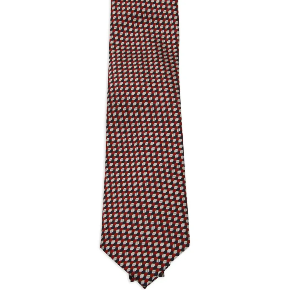 Галстук с геометрическим узором