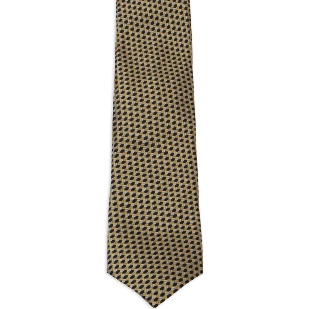 Галстук с геометрическим узором