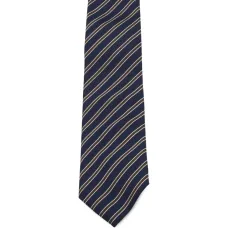 Галстук в диагональную полоску