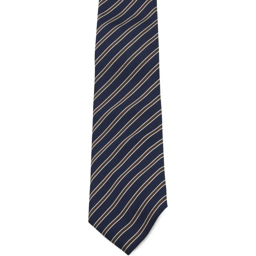 Галстук в диагональную полоску