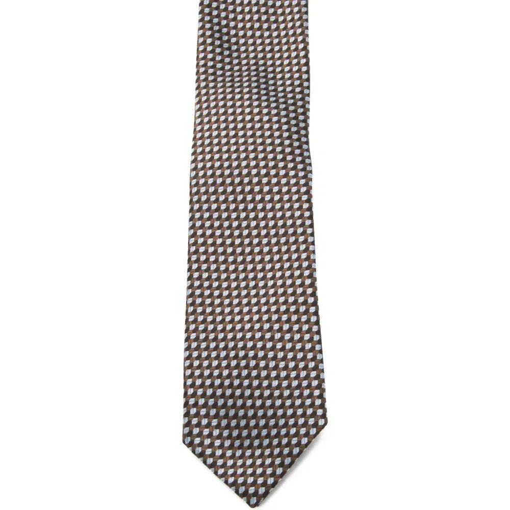 Галстук с геометрическим узором