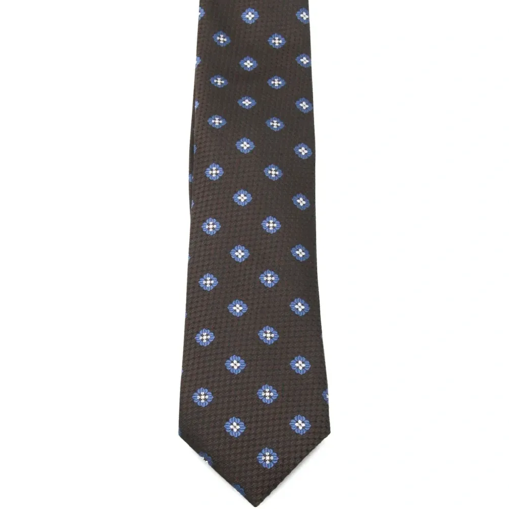 Галстук с цветочным узором