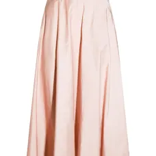 Плиссированная юбка с поясом