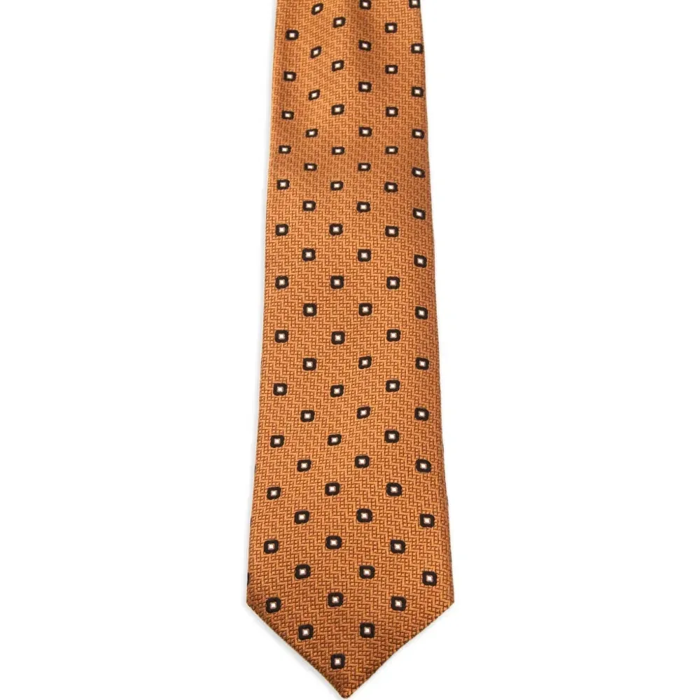Галстук с геометрическим узором