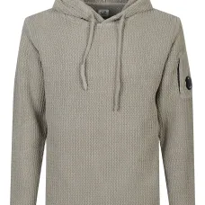 Худи с капюшоном из вафельного трикотажа Худи с капюшоном из вафельного трикотажа