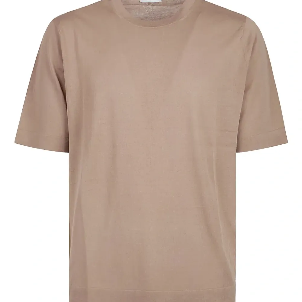 Хлопковая футболка с короткими рукавами