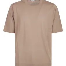 Хлопковая футболка с короткими рукавами