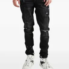 Джинсы Clayton с эффектом брызг краски