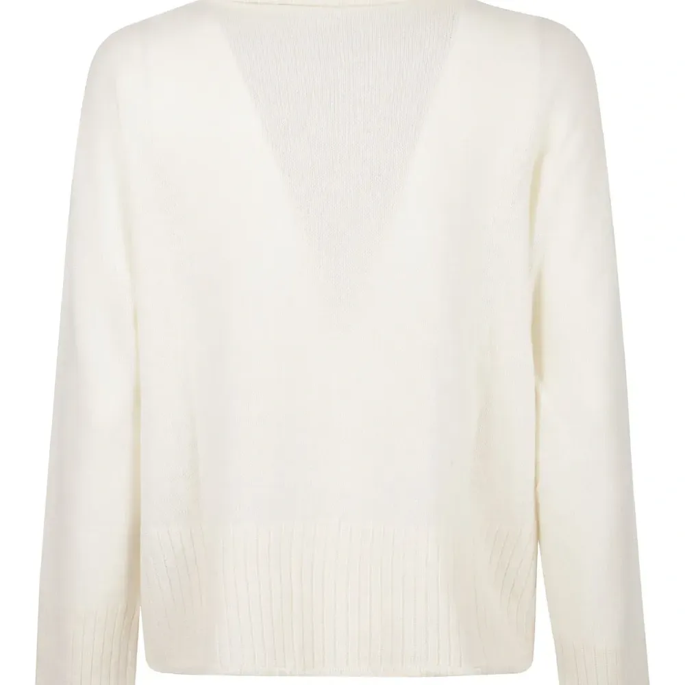 Кашемировый свитер с воротником-стойкой