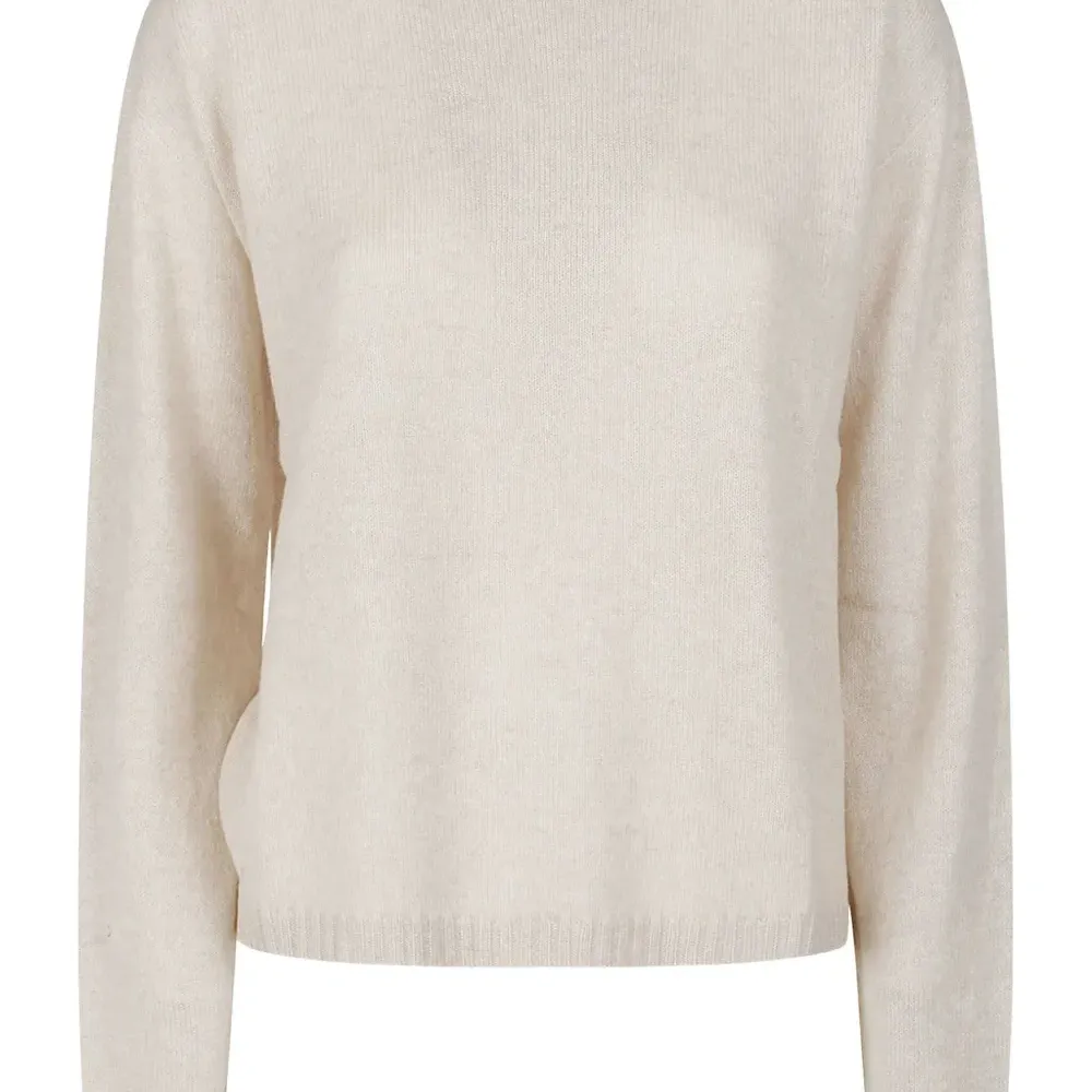 Кашемировый свитер с круглым вырезом