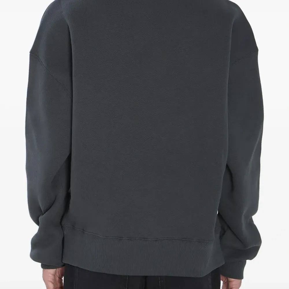 Флисовый свитшот с вышитым логотипом