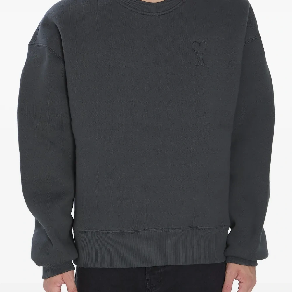 Флисовый свитшот с вышитым логотипом