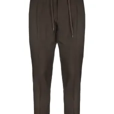 Брюки с кулиской и складками