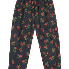 Брюки с принтом "брусника" Брюки с принтом "брусника"