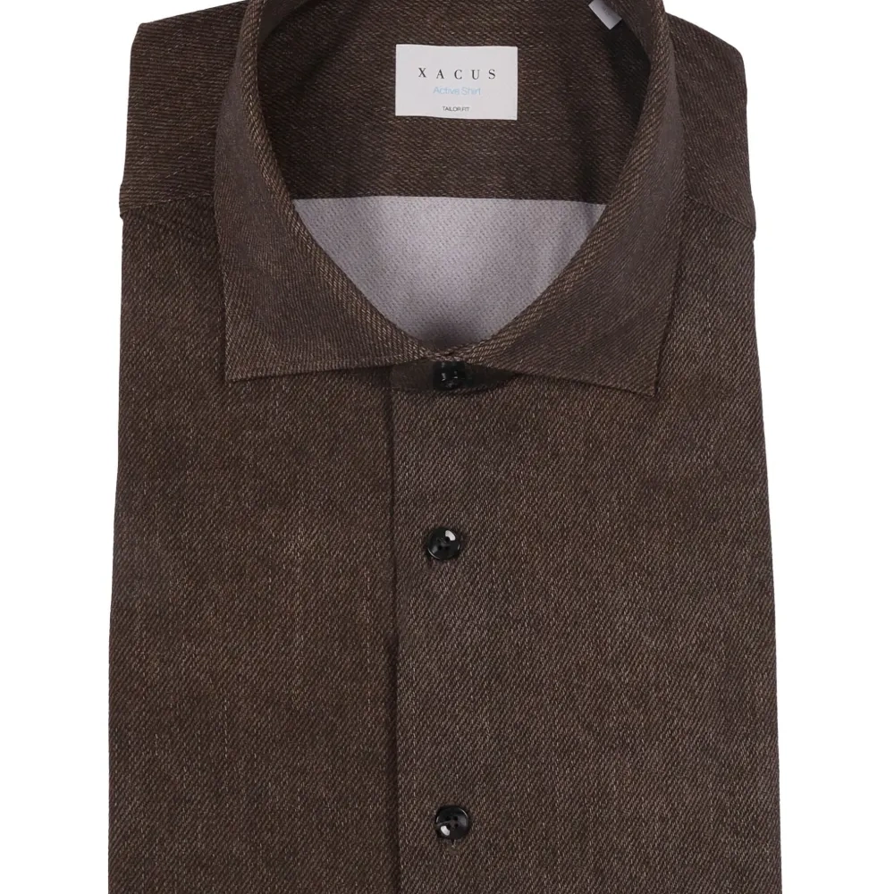 Рубашка с отложным воротником