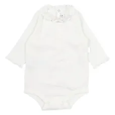 Боди с оборками и длинными рукавами