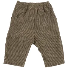 Вельветовые брюки с накладными карманами