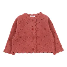 Кардиган из шерсти с волнистым подолом