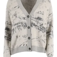 Кардиган с V-образным вырезом