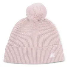 Шапка бини в рубчик с помпоном Шапка бини в рубчик с помпоном