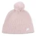 Шапка бини в рубчик с помпоном