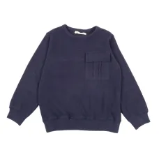 Свитшот с клапанами на карманах