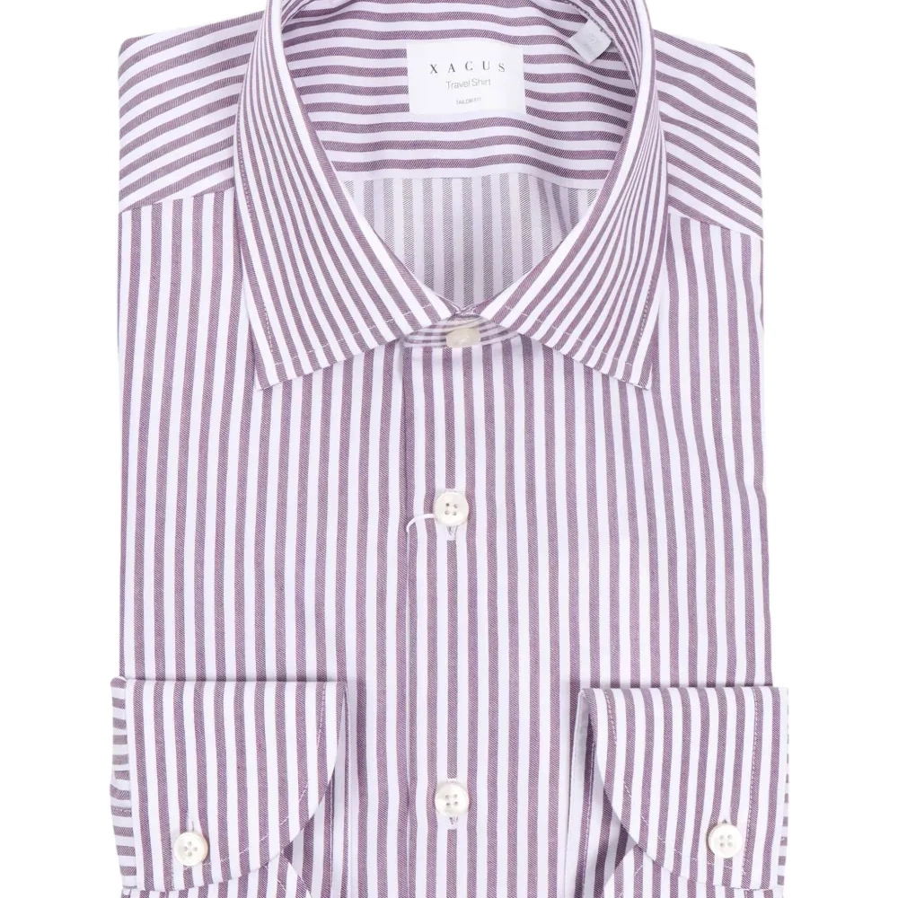 Полосатая рубашка с длинными рукавами