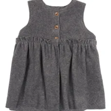 Жилет с оборками на пуговицах