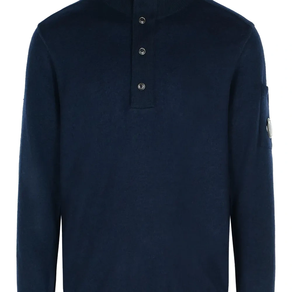 Свитер с отделкой в ​​виде линзы