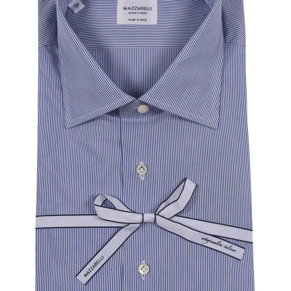 Рубашка в полоску из хлопка