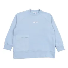 Свитшот с накладными карманами