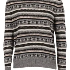 Свитер с круглым вырезом