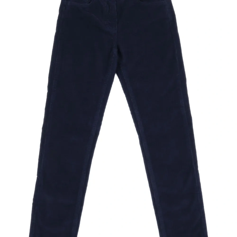 Брюки с карманами из вельвета