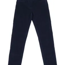 Брюки с карманами из вельвета