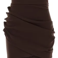 Мини-юбка с оборками