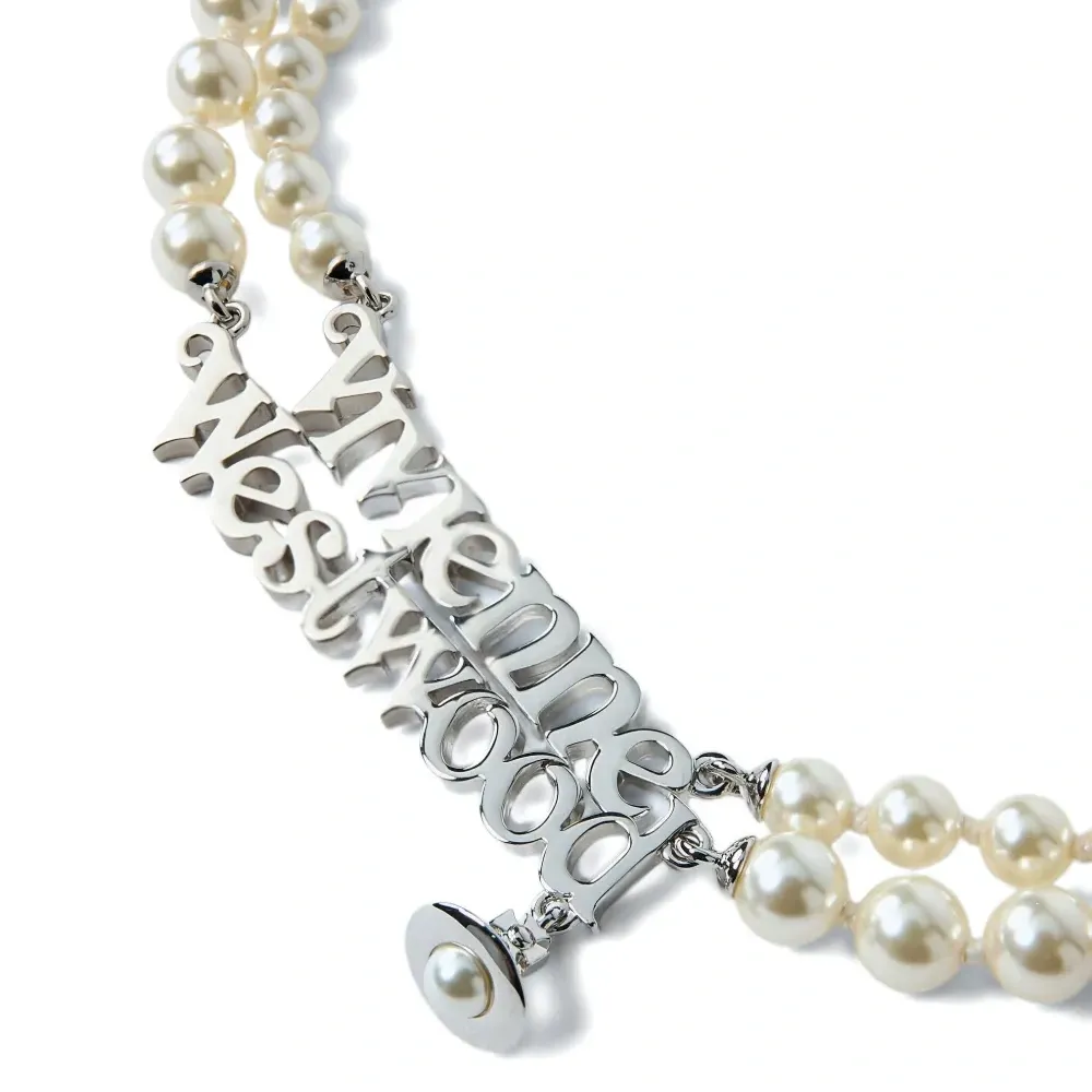 Колье с подвеской в виде двойной жемчужины