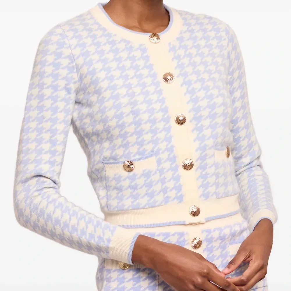 Кардиган Priscilla в ломаную клетку